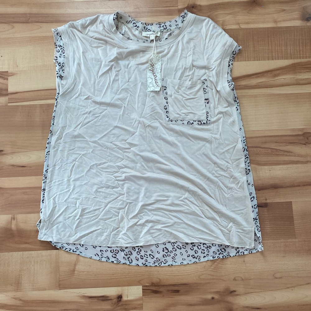 Wishtree leopard print top